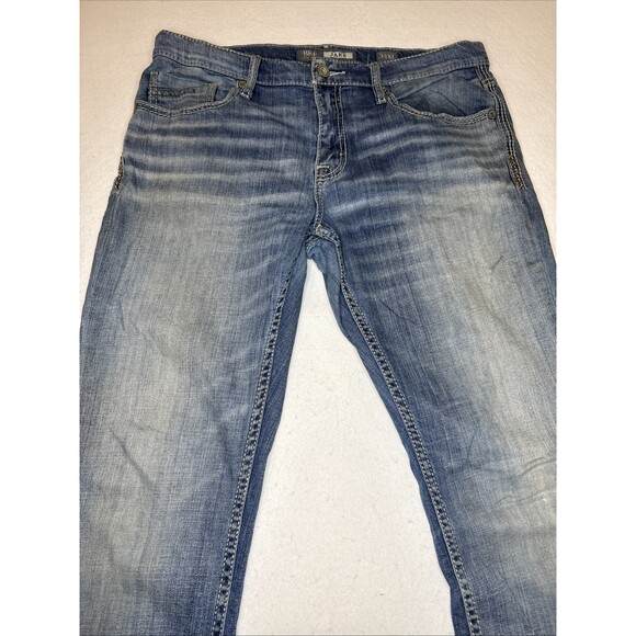 BKE Other - BKE Jake Jeans Mens 34 XL Straight Leg Denim Distressed Wash SOFT 99% Cotton